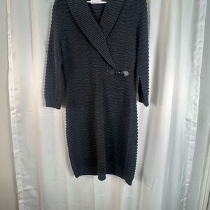 Calvin Kelvin  Gray Sweater Dress 3/4